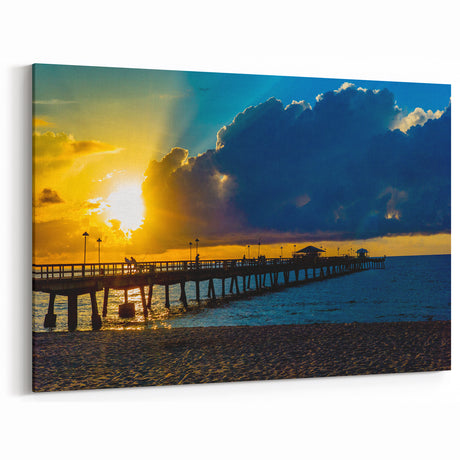 Florida Coastal Art Print - Fort Lauderdale Beach Sunset Photography