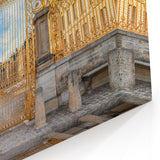 Versailles Wall Art – Golden Palace Gate with Blue Sky Architectural Print