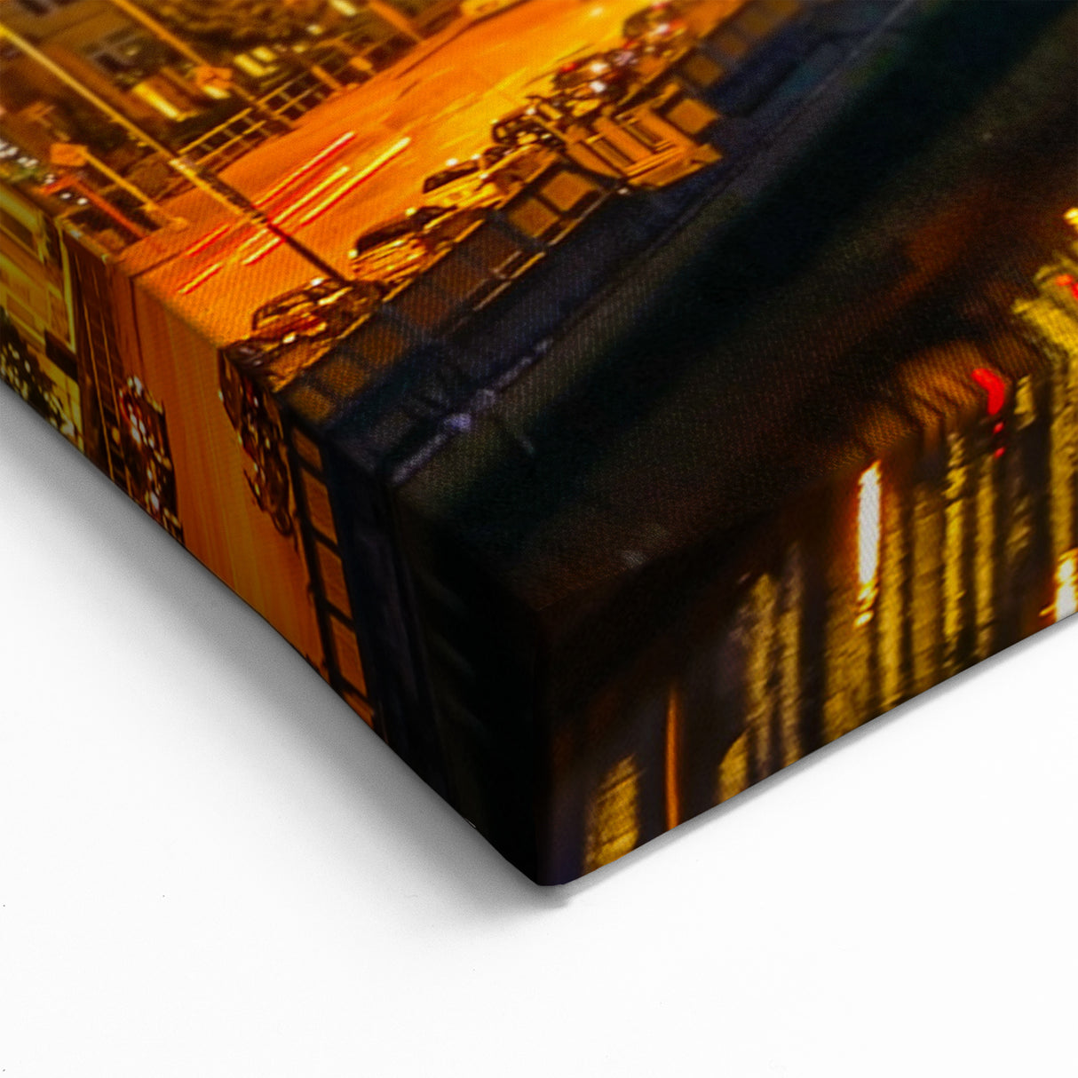 Seattle Cityscape Wall Art - Vibrant Nighttime Waterfront View