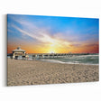 Palm Beach Pier Art - Ocean View Florida Scenic Photography on Canvas