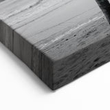 Black and White Palm Beach Art - Tropical Coastal Photography for Wall Decor