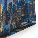 Seattle Skyline with Space Needle at Sunset – Stunning Cityscape Art