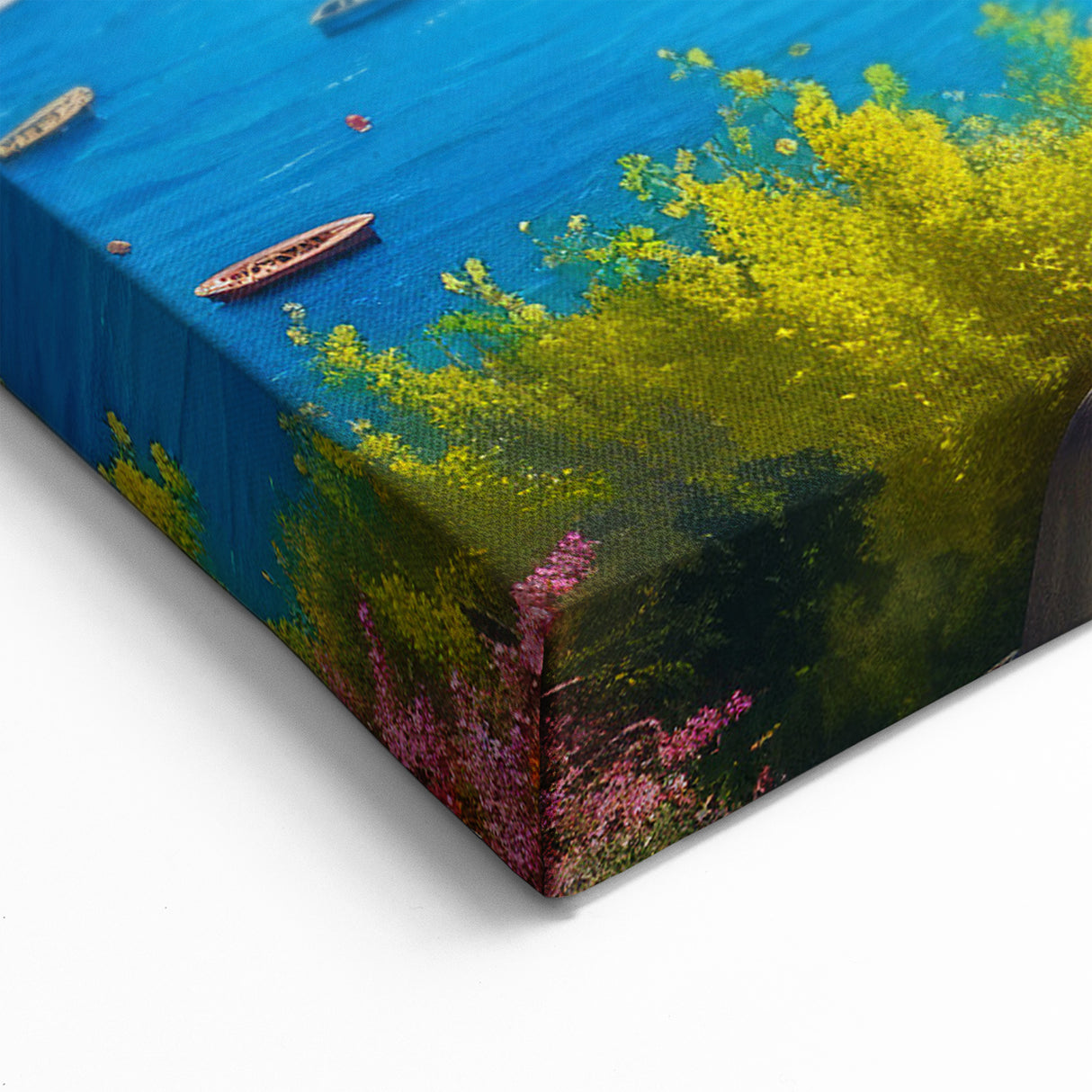 Positano Wall Art - Amalfi Coast Canvas Prints for Italy Coastal Decor