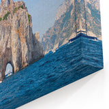 Capri Coastal Art - Italian Faraglioni Rocks for Mediterranean Decor