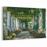 Capri Wall Art – Italian Landscape Art with Mediterranean Garden Views