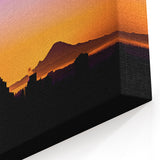 Seattle Skyline Art - Majestic Sunset Cityscape with Mount Rainier