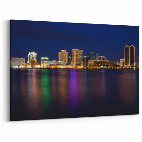 Virginia Wall Art - Night Skyline Scenic Virginia Photography Print
