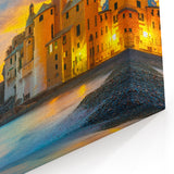 Cinque Terre Landscape – Italian Coastal Architecture at Sunset