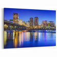 Virginia Landscape Art - Richmond Skyline Blue Hour Scenic Photography Print