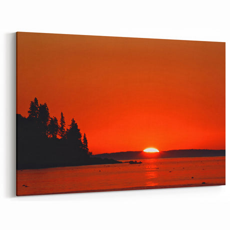 Wellington Skyline Art - New Zealand Sunset Photography Print