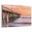 Virginia Beach Art - Sunrise Pier Coastal Photography Scenic Wall Print