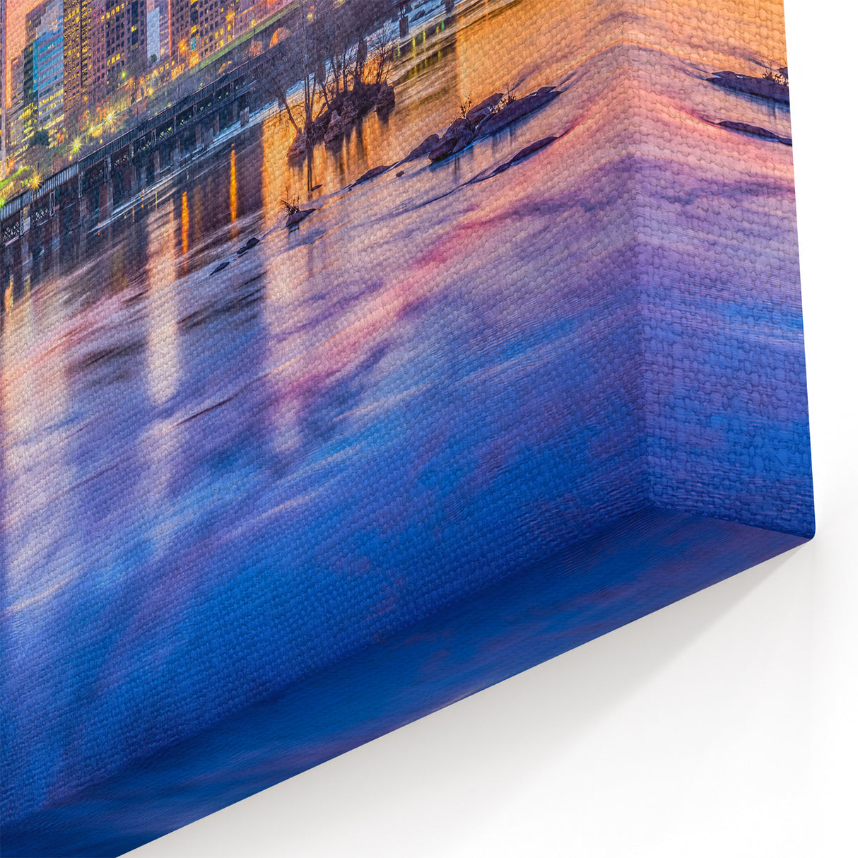 Richmond Skyline Wall Art - Virginia Sunset Cityscape Photography Print