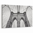 Architectural Abstract Wall Art - Geometric Modern Black and White Design