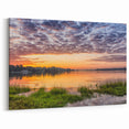 Virginia Lake Sunset Art - Serene Scenic Photography Print for Wall Decor