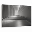 Futuristic Minimalist Corridor Art - Modern Architectural Print