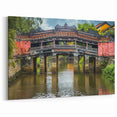 Historic Oriental Bridge Wall Art – Cultural Landscape Canvas Prints