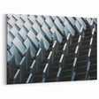 Geometric Facade Art Print - Modern Abstract Architectural Canvas