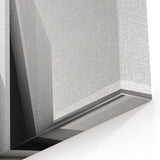 Sharp Geometric Architectural Print - Monochrome Modern Art