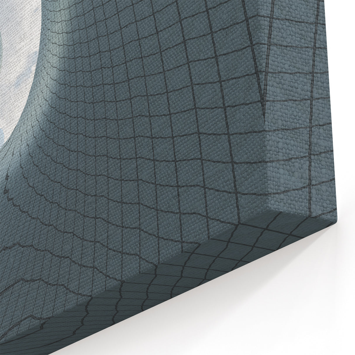 Modern Architectural Abstract Wall Art - Curved Glass Facade Design