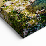 Italy Scenery Canvas - Dolomites Wall Art Featuring Alpine Lake View