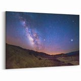 Milky Way Over Desert Peaks - Breathtaking Death Valley Night Sky Art