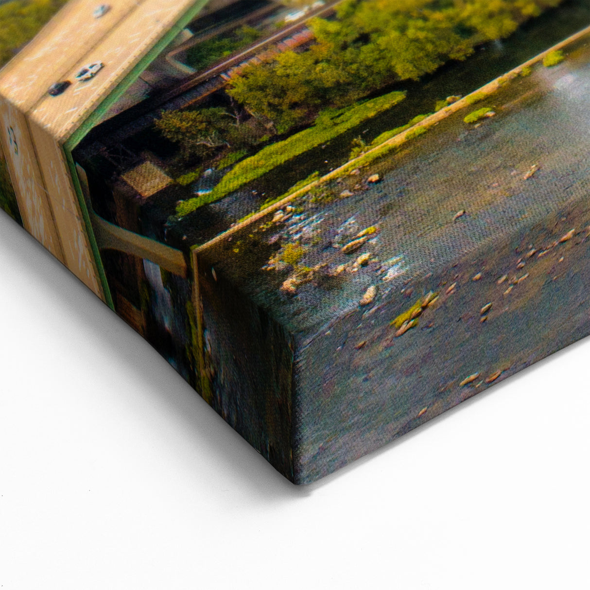 Virginia Scenic Prints – Richmond Cityscape at Sunset Canvas Art