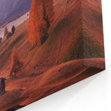 Dolomites Canvas Print - Italy Nature Artwork with Scenic Autumn Sunrise