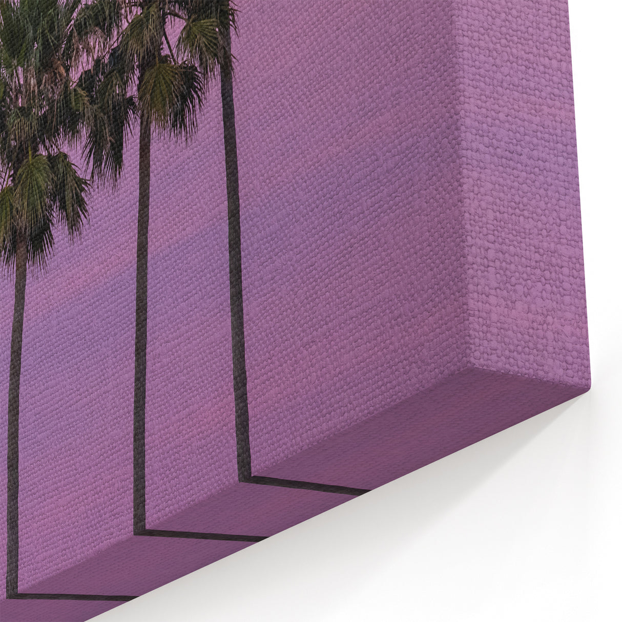 California Palm Trees at Sunset - Vibrant Hollywood Skyline Wall Art