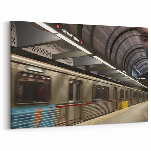 Hollywood Highland Metro Station - Dynamic Urban Hollywood Wall Art