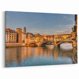 Florence Canvas Print - Italian Landscape Art of Ponte Vecchio
