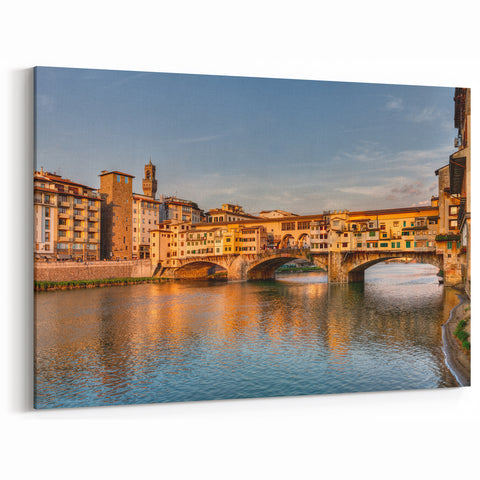 Florence Canvas Print - Italian Landscape Art of Ponte Vecchio