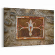 Masonry Wall Art - Rustic Metal and Stone Architectural Decor Print