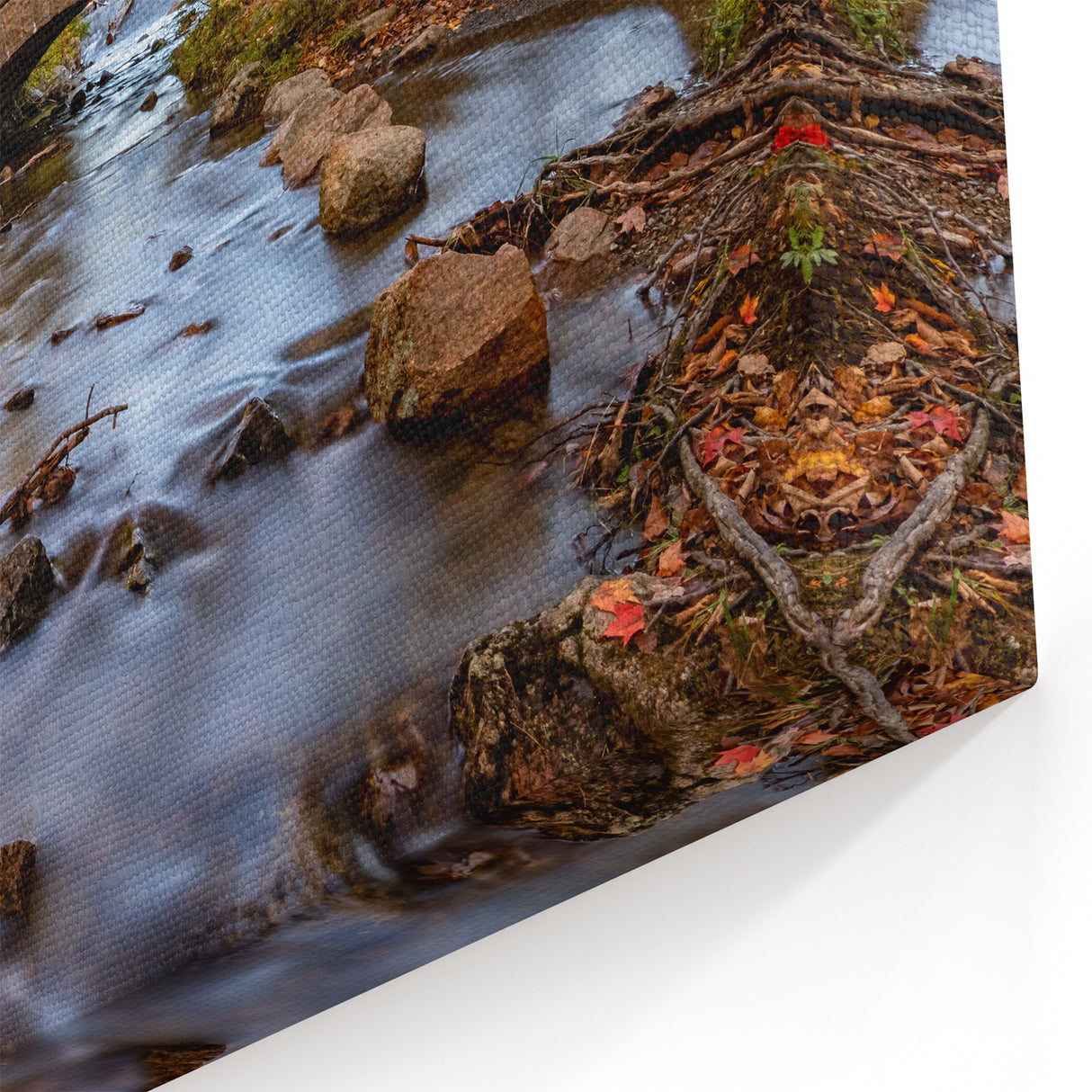 Maine Scenery Wall Art - Acadia National Park Bridge and Stream Poster