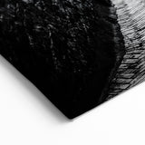 Masonry Wall Art - Black and White Italian Alleyway Brick Print