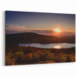Stunning Acadia Landscape Photography - Sunset Over Maine Lake Print