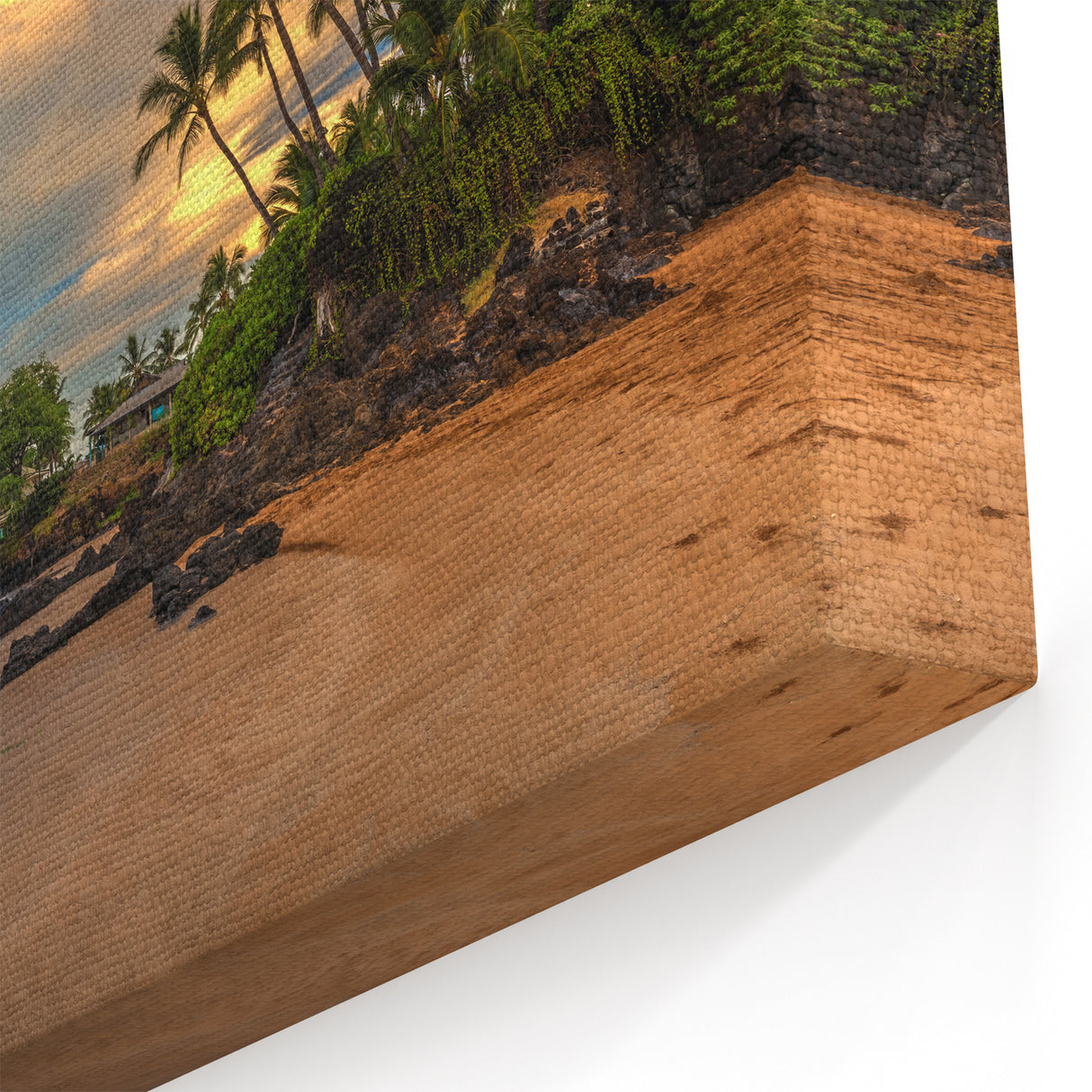 Maui Photography – Lahaina Beach Sunset Tropical Canvas Art