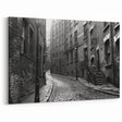 Classic Masonry Wall Art - Black and White Urban Street Canvas Print