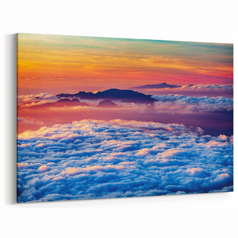Maui Sunset Prints – Vibrant Hawaiian Sky and Cloudscape Photography