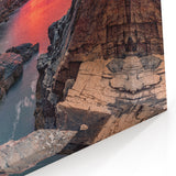Acadia National Park Wall Art - Fiery Coastal Sunset in Maine