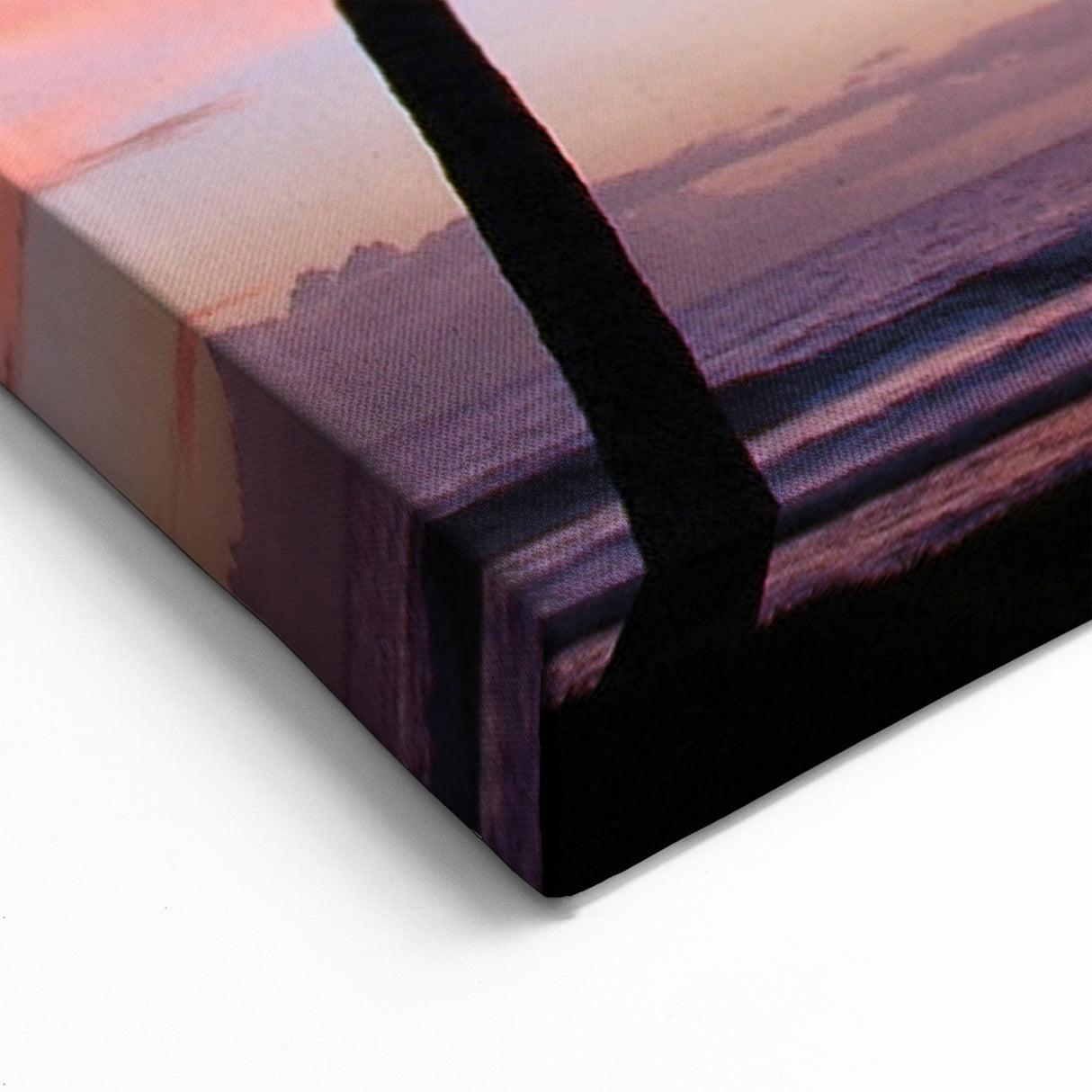 Hawaiian Nature Art – Maui Palm Tree Sunset Silhouette Wall Print