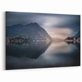 Lake Como Wall Art - Serene Reflections of Italian Lake and Mountains