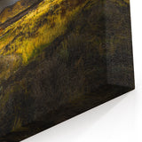 Scenic Idaho Photography - Dramatic Sunset Over Idaho Mountains Wall Art