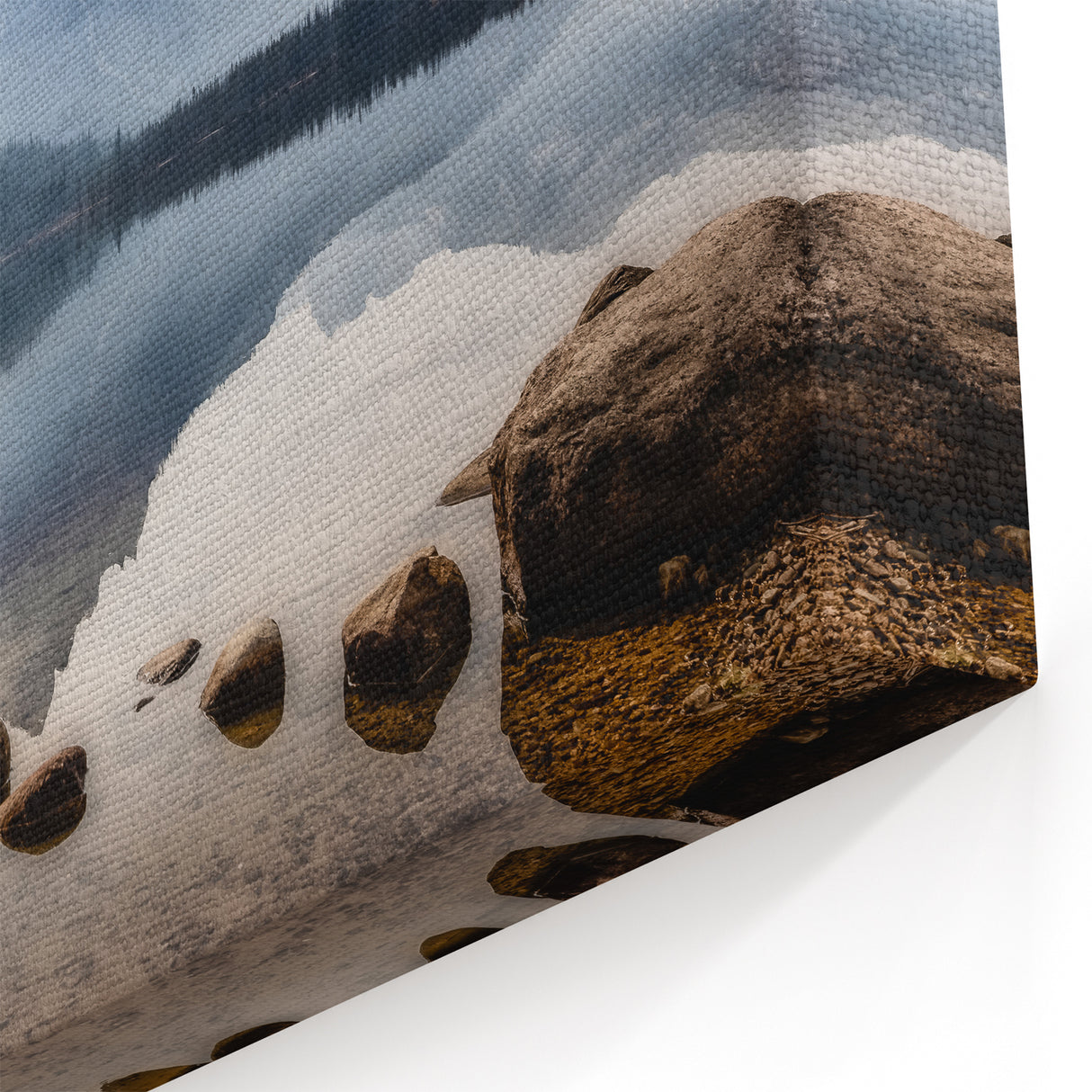 Idaho Landscape Art - Tranquil Mountain Reflections in Idaho Lake