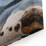 Idaho Landscape Art - Tranquil Mountain Reflections in Idaho Lake
