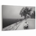 Idaho Canvas Art - Minimalist Winter Scene Photography for Home Decor