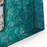 Portofino Wall Art - Scenic Yacht Canvas for Italian Coastal Decor