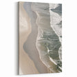 Serene Coastal Wall Art - Aerial Beach-Themed Ocean Print for Nautical Decor