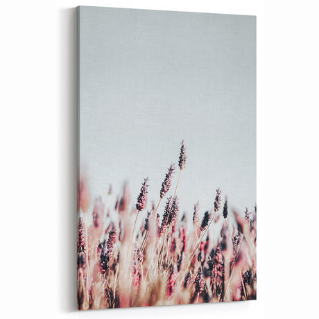 Farmhouse Wall Art: Rustic Lavender Field for Country Style Home Decor