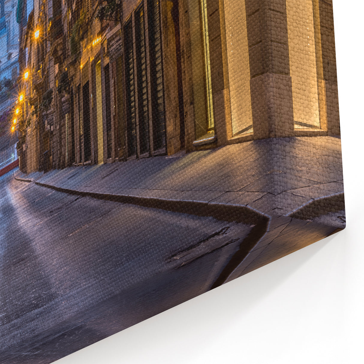Rome Canvas Prints - Spanish Steps at Dawn Rome Cityscape