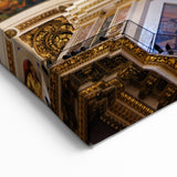 Italian Scenery Art - Colorful Dome Ceiling Vatican City Canvas Print